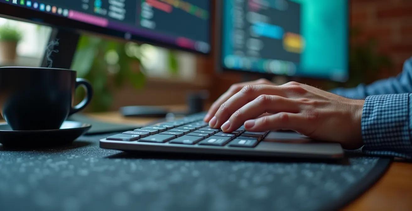 Consultant Kubernetes freelance travaillant depuis son bureau à Montréal