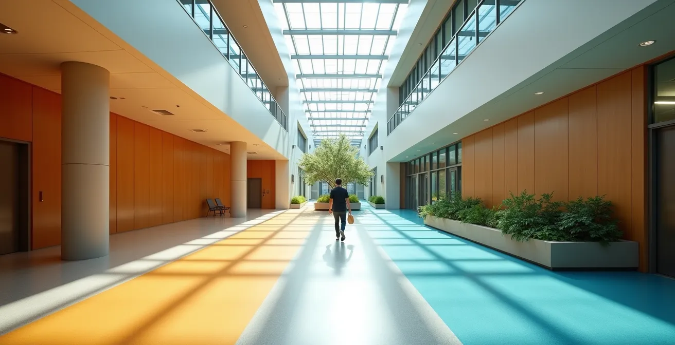 Représentation visuelle du parcours de soins combinant diagnostic privé et traitement public