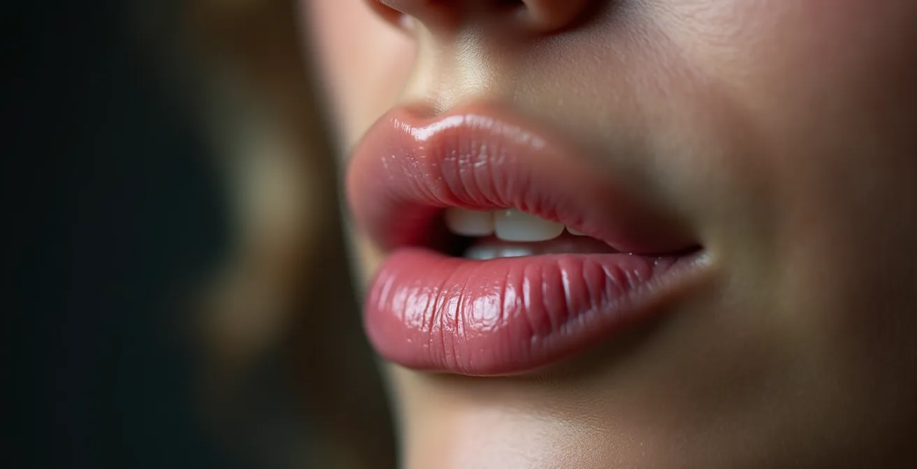 Gros plan sur l'articulation phonétique avec focus sur les mouvements de la bouche