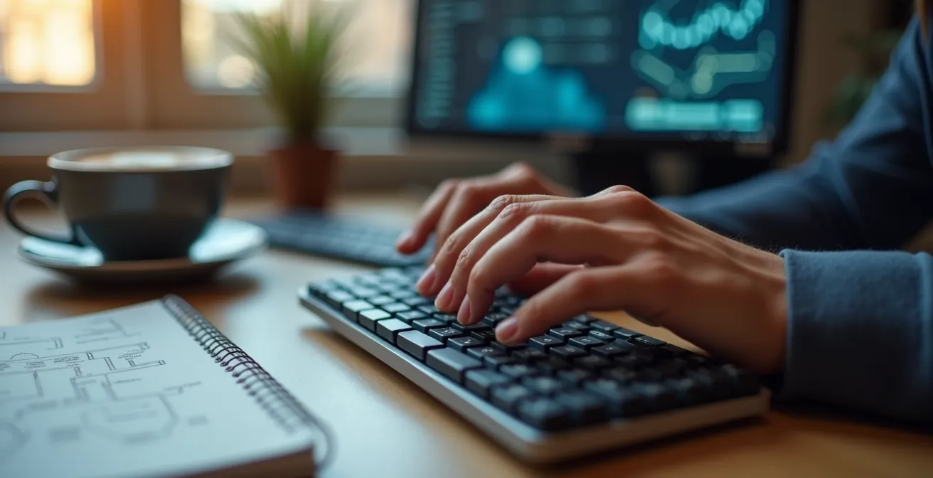 Développeur créant un projet de portfolio avec des visualisations de données montréalaises